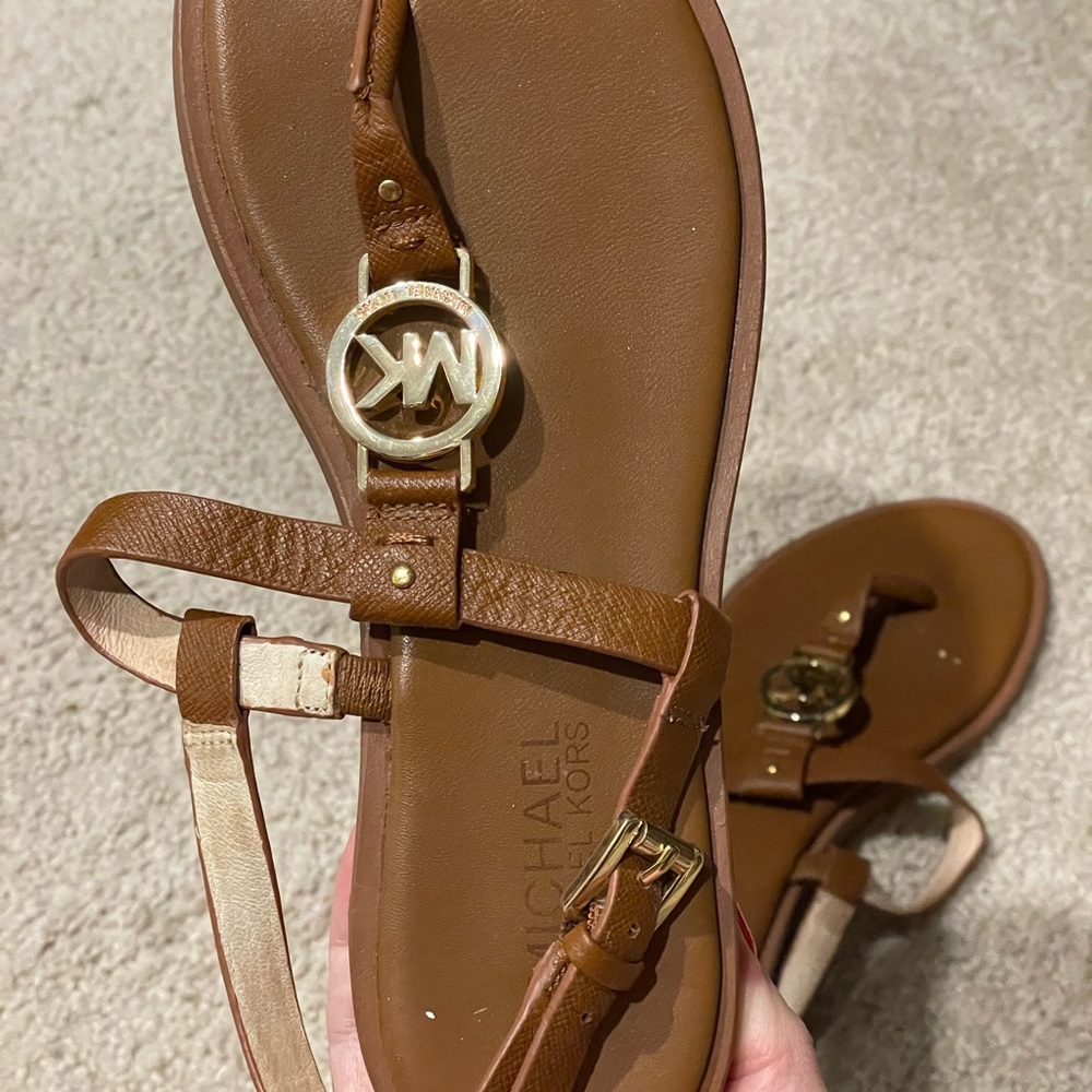 Tan Michael Kors sandals